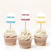 Custom University Logo Class of 2025 Graduation Decoration Cupcake Toppers HA75 892266