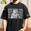 Personalized Vintage Photo Best Dad Mom Ever Short Sleeve Print Shirt HA75 921588