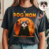 Dog Dad Dog Mom Dark Night - Custom Dog Halloween Photo Comfort Color Shirt Gift For Dog Lovers CH07 899436