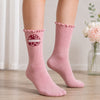 Personalized Name Cheerleader Embroidered Ruffle Socks Gift for Her, Birthday Christmas Gift CH07 180470