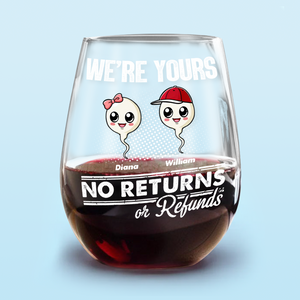 Personalized You Made The Choice And We're Yours Chaos Wine Glass LM32 893283