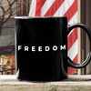 Charlie Kirk Freedom Black Mug HA75 64468