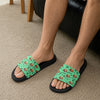 Custom Photo Paw Print Dog Dad Summer Slide Sandals Gift For Dog Lovers HO82 902628