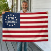 Personalized USA 250th Birthday 1776-2026 Patriotic Betsy Ross Flag - Patriotic House Flag LM32 669255