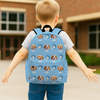 Custom Dog Face And Paw - Personalized Custom 3D Inflated Effect Backpack CH07 911152