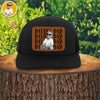Personalized Vintage Photo Dad, Mom Leather Patch Cap HA75 921506