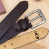 Personalized Name Engraved Leather Belt, Gift For Boyfriend, Husband, Golfer, Unique Golf Enthusiast Gift HO82 900848