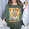 Personalized Senior 2027 Photo Comfort Shirt Last First Day School Gift CH07 180286