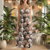 Custom Photo Dog And Leopard Summer Hawaii Maxi Dress For Dog Lovers LM32 893317