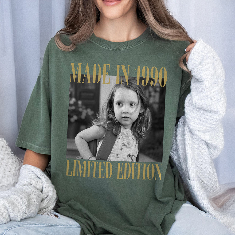 Custom Photo Birthday Vintage Comfort Shirt - Gift for Family & Friends HA75 921986