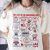 The Life Of An America Girl US Anniversary 250th Bright Shirt HO82 902832