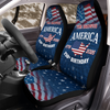 Custom Name US 250 Birthday 1776-2026 Car Seat Cover HO82 901990