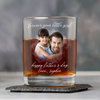 Custom Photo Forever Your Little Girl & Dad Christmas Print Rock Glass TA29 HO82 890488