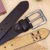 Personalized Engraved Leather Belt, Gift For Boyfriend, Husband, Golfer, Unique Golf Enthusiast Gift HO82 900846