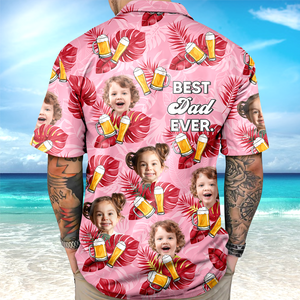 Custom Kid Photo Best Dad Ever Hawaiian Shirt CH07 896062