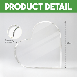 Custom Grandma Mom's Peep Kids Easter Day Heart Acrylic Plaque HO82 893558