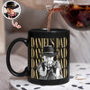 Personalized Vintage Photo Dad, Mom Black Mug - Family Gift HA75 921582