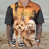 Custom Photo Dog Portrait Retro Style Hawaii Shirt TH10 892951