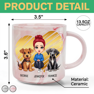 Best Dog Mom Ever Mother's Day Marble Mug TH10 892625