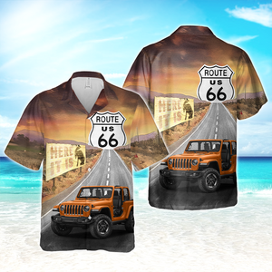Upload Car Photo Route 66 Hawaii Shirt For Car Lover TH10 892631