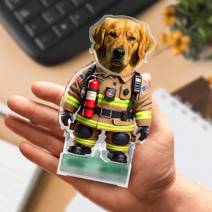 Custom Photo Cool Dog Cat Career Uniforms Shaking Head For Pet Lover TH10 892895