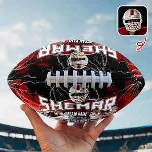 Custom Photo, Text And Color Football Ball Gift For Football Lover CH07 895516
