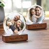 Custom Dad & Kid Photo Round Acrylic Frame Block Father's Day Gift For Dad HA75 892378