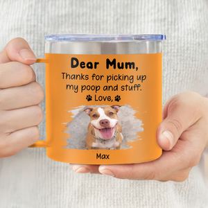 Custom Photo Thanks For Picking My Stuff Happy Mother's Day Stainless Steel Tumbler TH10 892585