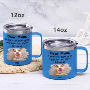 Custom Photo Thanks For Picking My Stuff Happy Mother's Day Stainless Steel Tumbler TH10 892585