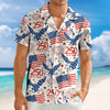 Personalized America 250th Anniversary Patriotic Eagle Hawaii Shirt HA75 920292