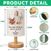 Custom Photo You Will Remain In Our Hearts Forever Memorial Fabric Lamp HA75 892360