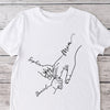 Personalized Handprint Shirt with Kids Names Bright Shirt Gift For Mother's Day HO82 902114