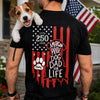 Celebrating 250 Years with My Best Friend | Patriotic Dog Dark Shirt Back HA75 921636