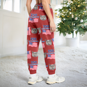 Custom Cute Cat Photo America 250 Years Of Freedom Sweatpants LM32 895847
