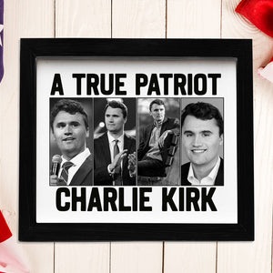 Justice for Charlie Kirk - Prayers Up for Charlie Picture Frame HA75 64486