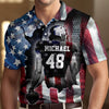 Personalized American Love Football Polo Shirt HO82 901002