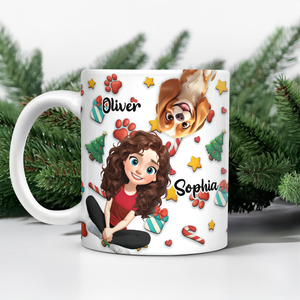 Personalized Dog And Human Mug For Dog Lover TH10 896261