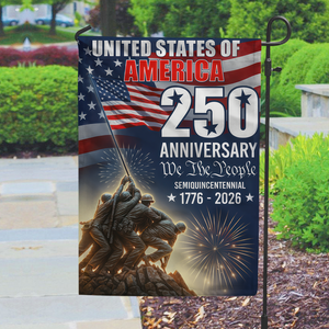 250 Years of America 1776 2026 We The People Patriotic Garden Flag CH07 896978