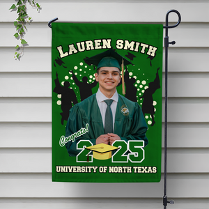 Custom Photo with Name Graduation Garden Flag - Unique Gift Idea for Grads LM32 893053