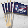 250 Years Of Freedom 1776-2026 4th Of July Handheld Flag HA75 898858