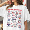 The Life Of An America Girl US Anniversary 250th Bright Shirt HO82 902832