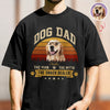 Custom Photo Dog Dad The Man The Myth The Snack Dealer Dark Shirt HO82 902504