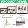 Upload Photo Happy Father's Day 2-Layered Wooden Plaque With Stand HA75 892516