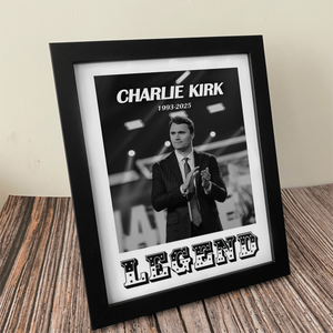 Charlie Kirk Legend Picture Frame TH10 64465