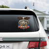 United States of America 1776–2026 Patriotic Eagle Emblem Car Window Decal Sticker CH07 910772