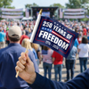 250 Years Of Freedom 1776-2026 4th Of July Handheld Flag HA75 898858