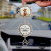 Custom Photo Memorial Forever Loved Dog Cat Pet Car Hanging Ornament With Charm HA75 891956