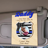 Custom Photo Dad Car Visor Clip Gift For Policeman CH07 896132