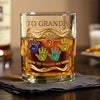 Custom Kid Names To Papa From The Reasons You Drink Whiskey Glass CH07 911230