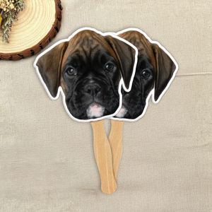 Custom Photo Funny Dog - Big Head Photo Face Fan HA75 892018